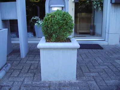 Bloembak in natuursteen